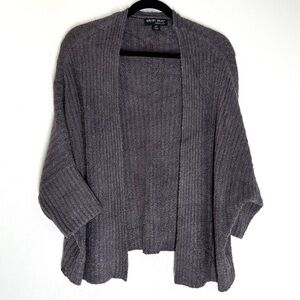 Barefoot Dreams Cozy Chic Ribbed Shrug Cardigan Size S/M Women’s Purple Blue